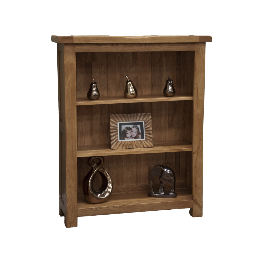 Rustic Oak Small Bookcase