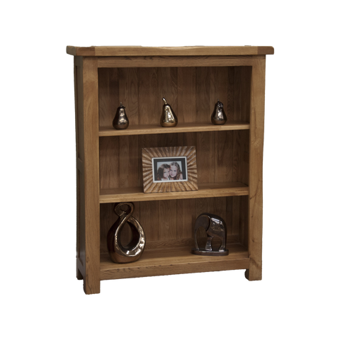Rustic Oak Small Bookcase