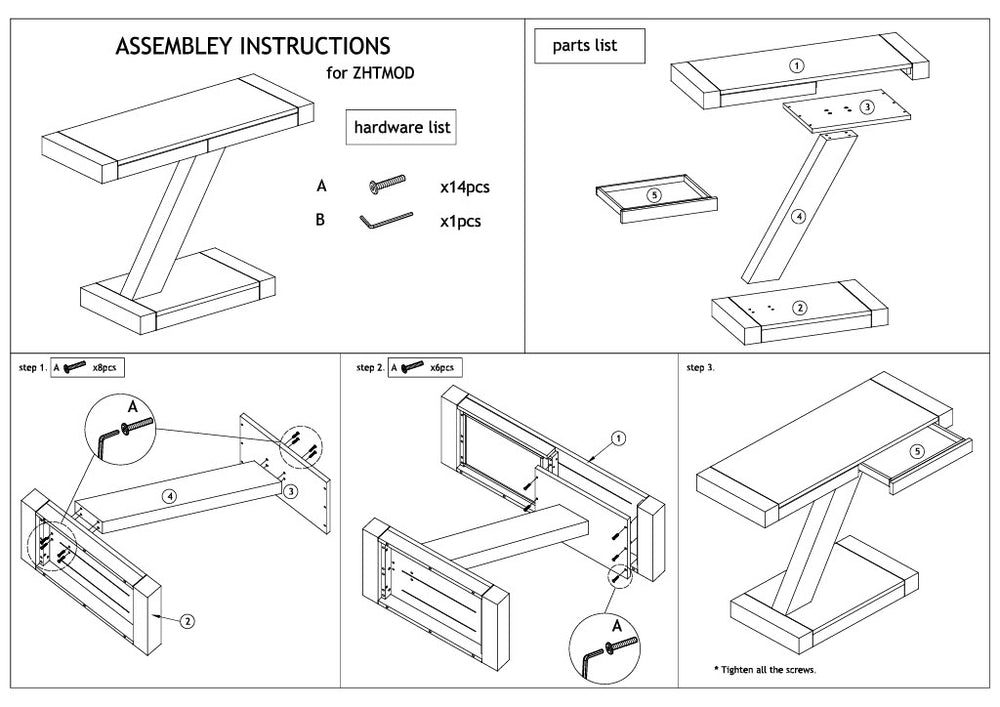 Z Modern Console Unit