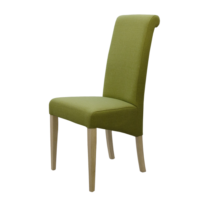 Italia Lime Fabric Chair
