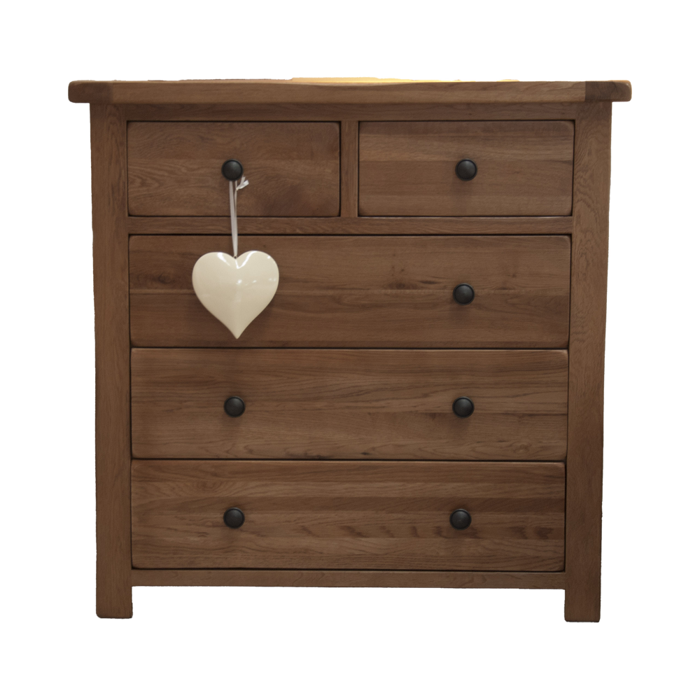 Rustic Oak 2 over 3 Chest