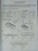 Deluxe Oval Extending Dining Table