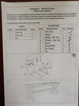 Painted Deluxe X bench