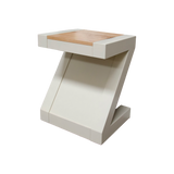 Painted Z Large Z Lamp Table