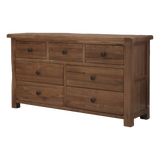 Rustic Oak 7 Drawer Multi Chest
