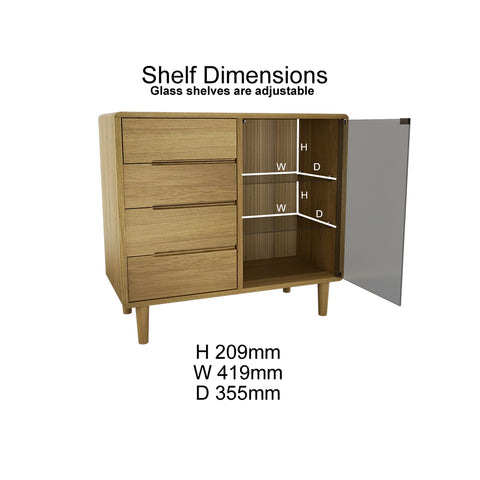 Scandic Small Glazed Chest