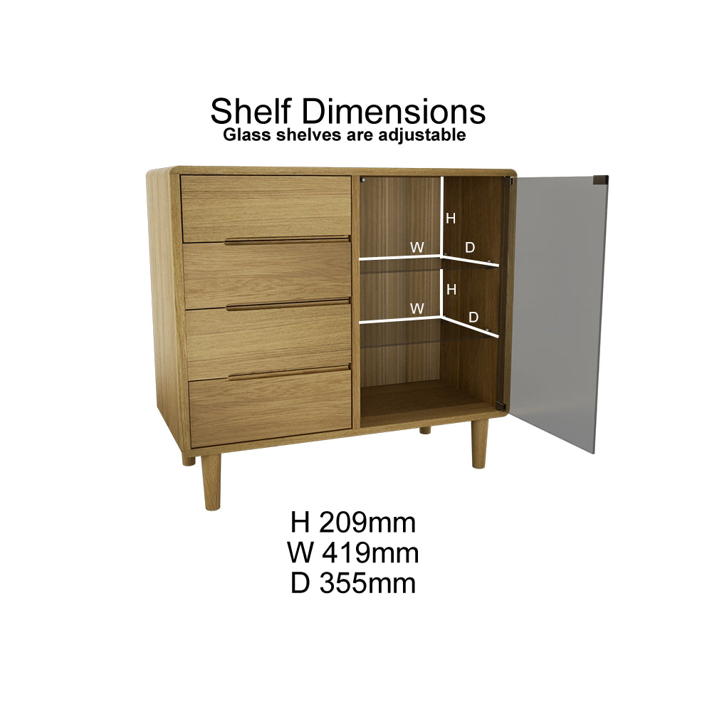 Scandic Small Glazed Chest