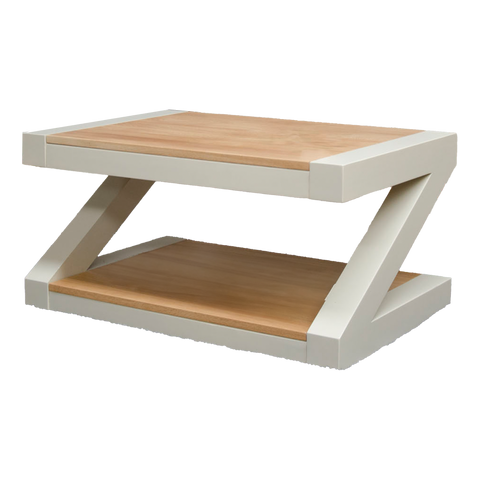 Painted Z Coffee Table