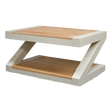 Painted Z Coffee Table