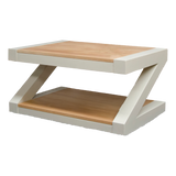 Painted Z Coffee Table