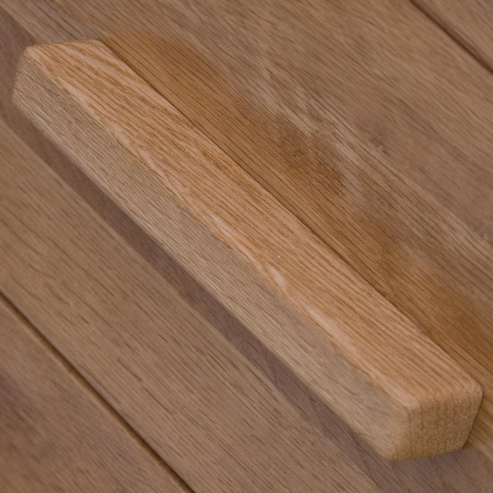 Oak Bar Handle - 128mm spacing