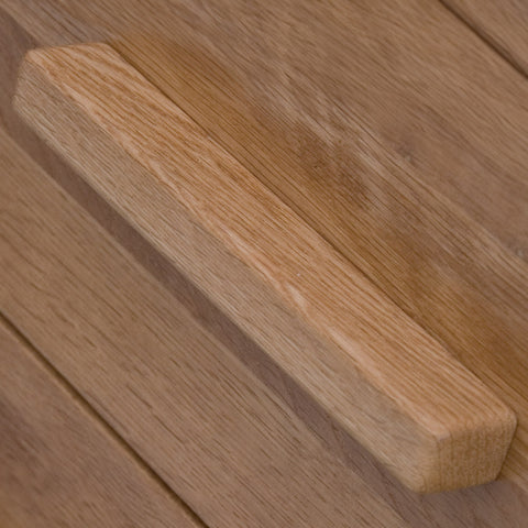 Oak Bar Handle - 128mm spacing
