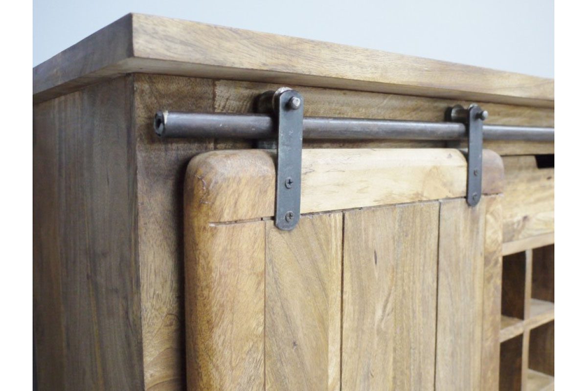 Industrial Wine Cabinet