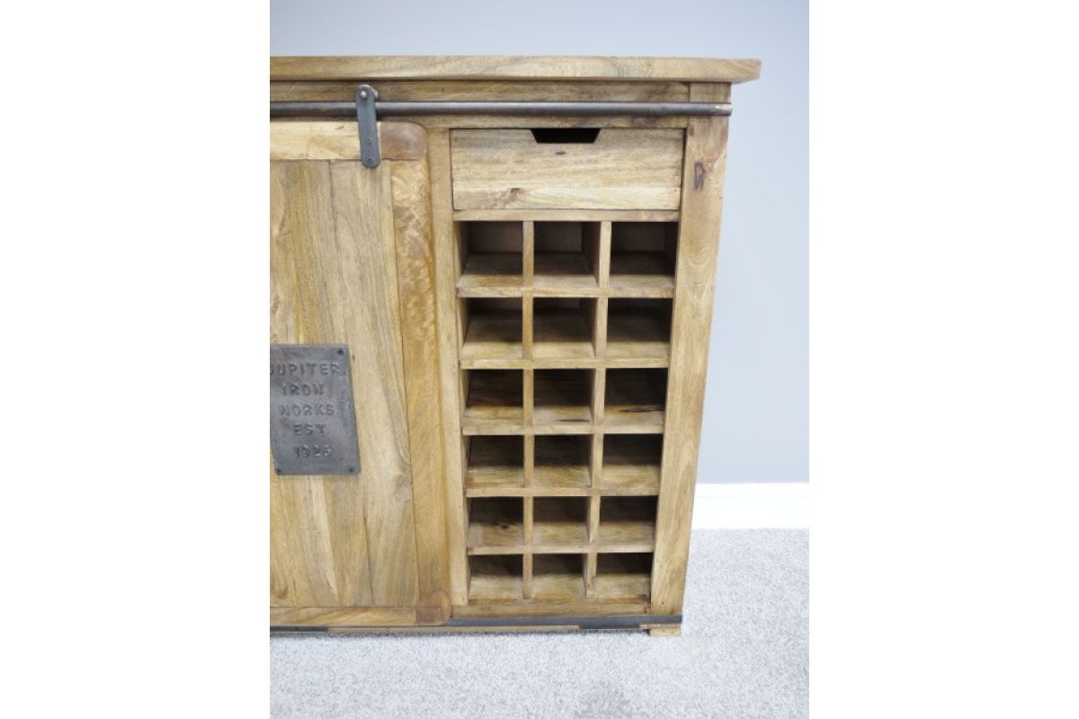 Industrial Wine Cabinet