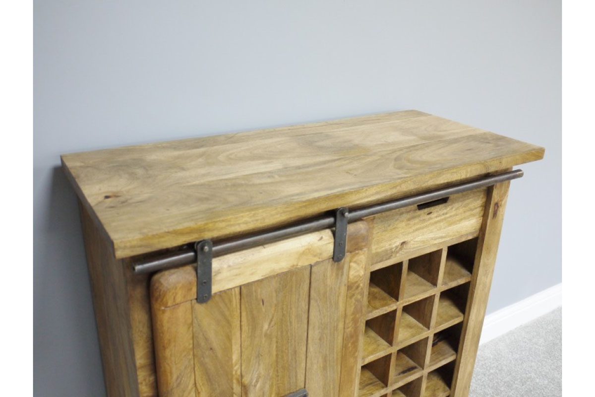 Industrial Wine Cabinet