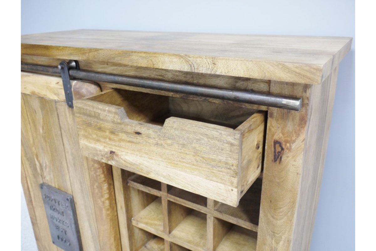 Industrial Wine Cabinet