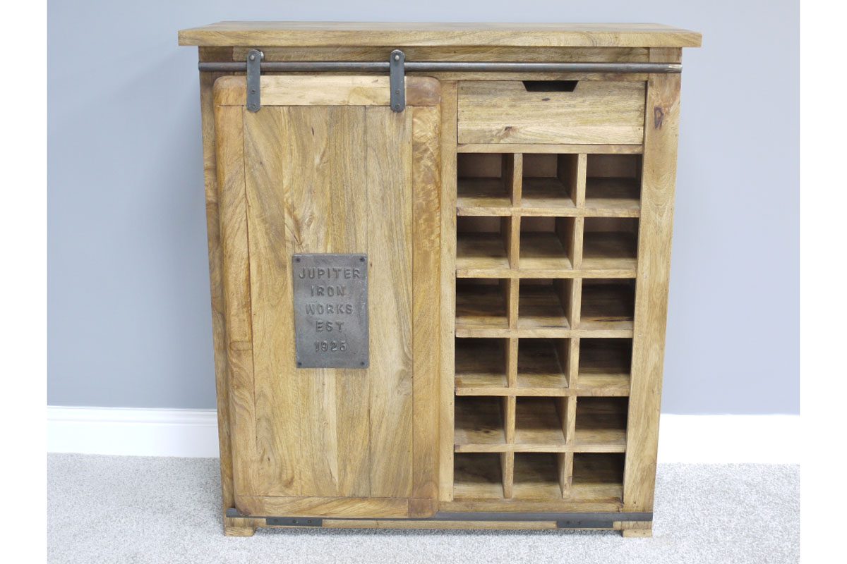 Industrial Wine Cabinet