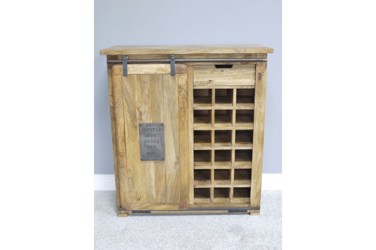 Industrial Wine Cabinet