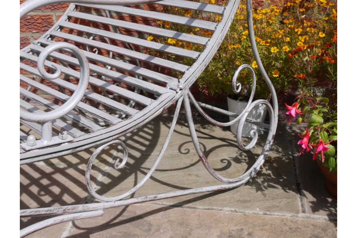 Antique Grey Lounger - 5422