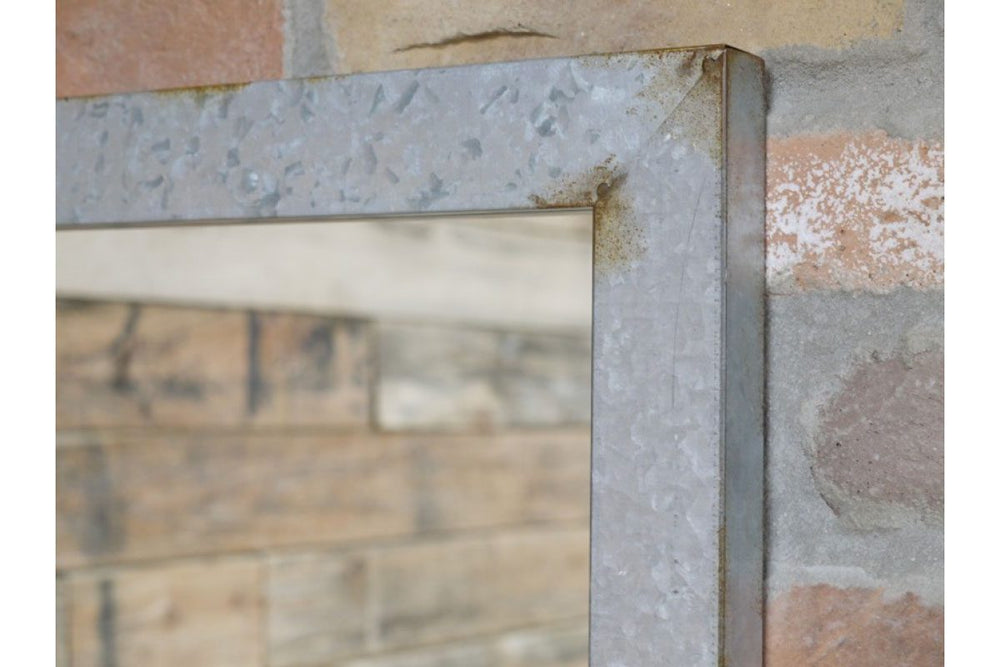 Industrial Mirror With Hooks