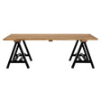 Rustic Pine Iron Coffee Table