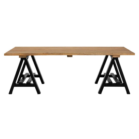 Rustic Pine Iron Coffee Table