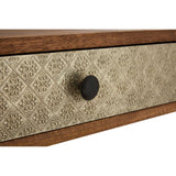 Boho Acacia Wood Console Table