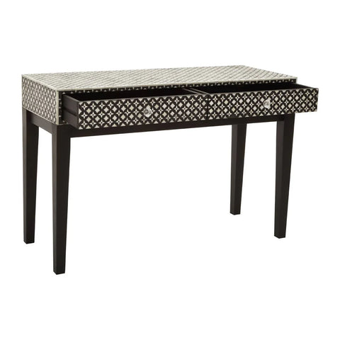 Boho Pearl Inlay Console Table