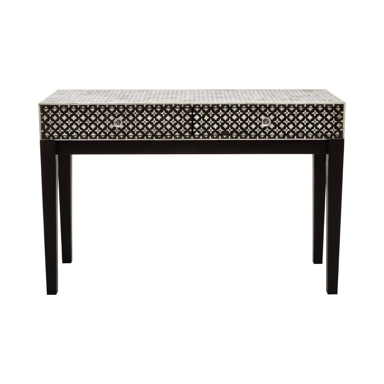 Boho Pearl Inlay Console Table