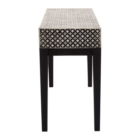 Boho Pearl Inlay Console Table