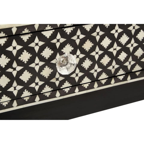 Boho Pearl Inlay Console Table