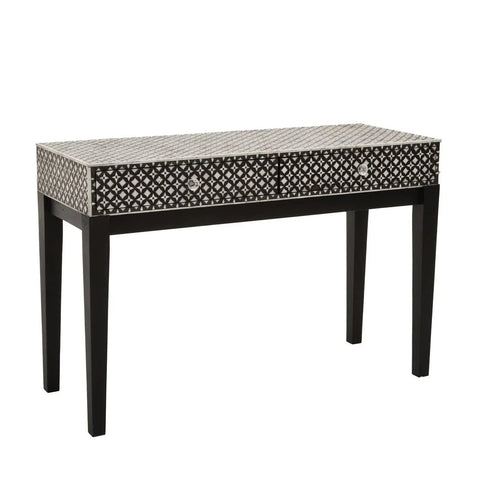 Boho Pearl Inlay Console Table