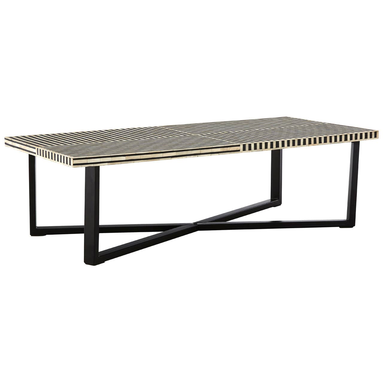 Boho Bone Inlay Coffee Table