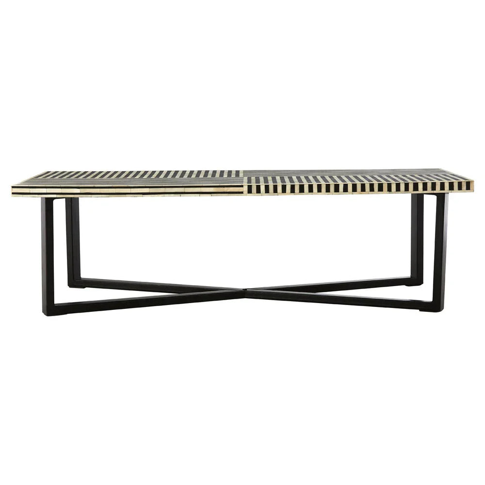 Boho Bone Inlay Coffee Table