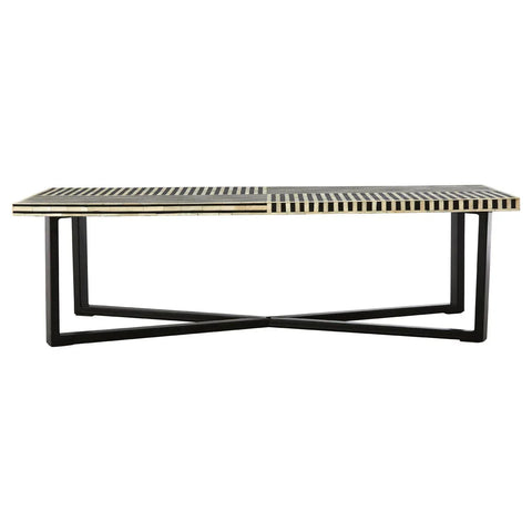 Boho Bone Inlay Coffee Table