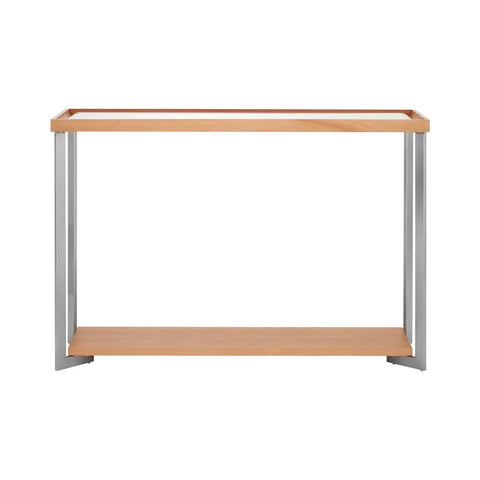Chic Wood & Mirrored Console