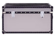 Monochrome Cowhide Storage Trunk