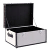 Monochrome Cowhide Storage Trunk