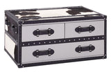 Monochrome Cowhide Coffee Table