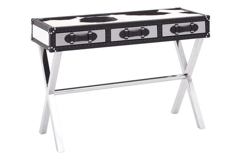 Cowhide Console Table - Kensington