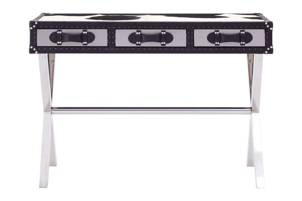 Cowhide Console Table - Kensington