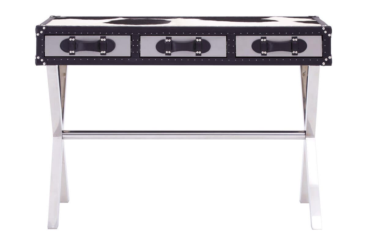 Cowhide Console Table - Kensington