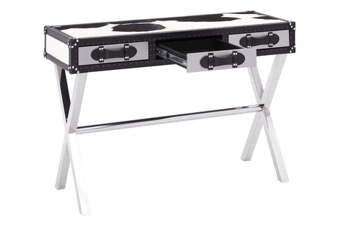 Cowhide Console Table - Kensington