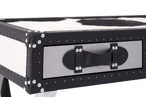 Cowhide Console Table - Kensington