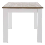 Coastal Oak & White Dining