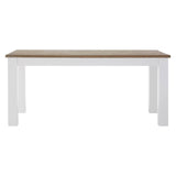 Coastal Oak & White Dining