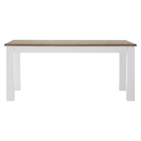 Coastal Oak & White Dining