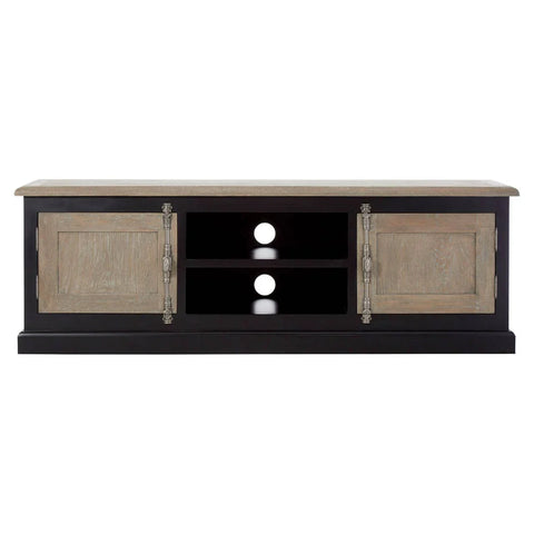 Modern Oak Media Console
