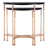 Rose Gold & Black Console