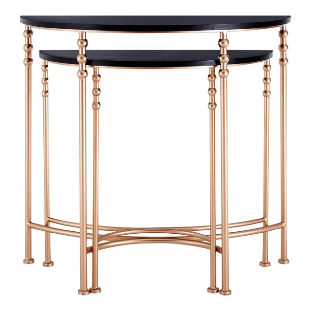 Rose Gold & Black Console
